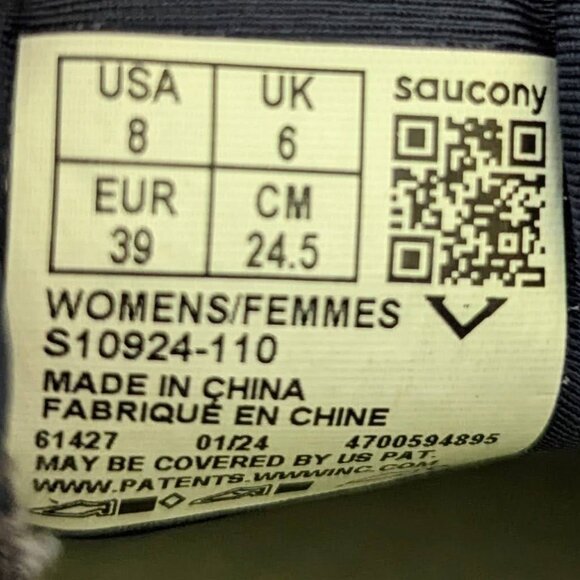 Saucony Women's Ride 17 Running Shoes, Size 8B (Medium) - Picture 4 of 4